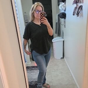 Black Casual T-Shirt